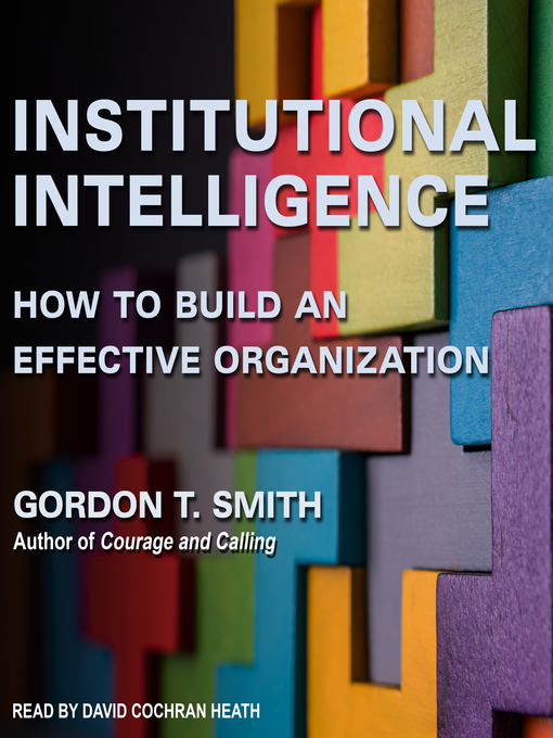 Cover image for Institutional Intelligence
